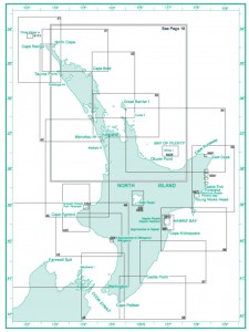 Books, Charts, Maps and Guides - Charts - North Island