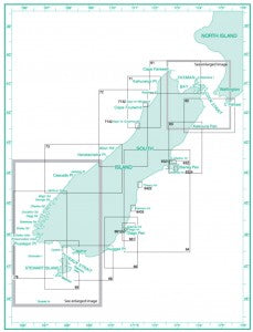 Books, Charts, Maps and Guides - Charts - South Island