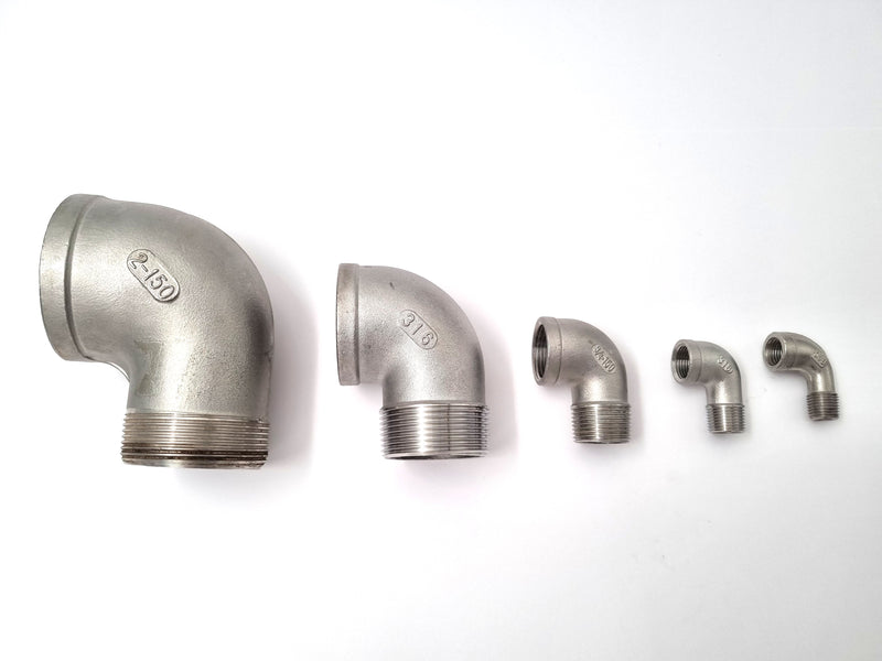 Elbow Male to Female Threaded Stainless Steel 90 Degree