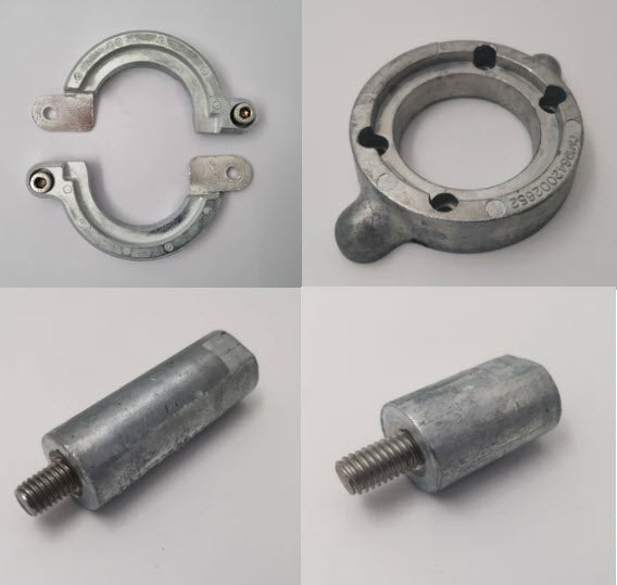 Yanmar Sail Drive Zinc Anodes
