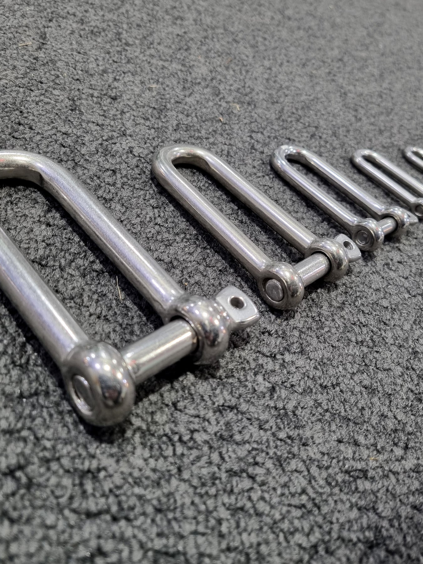 Stainless Steel Shackle Deep Throat Long dee 6 sizes – Boat NZ