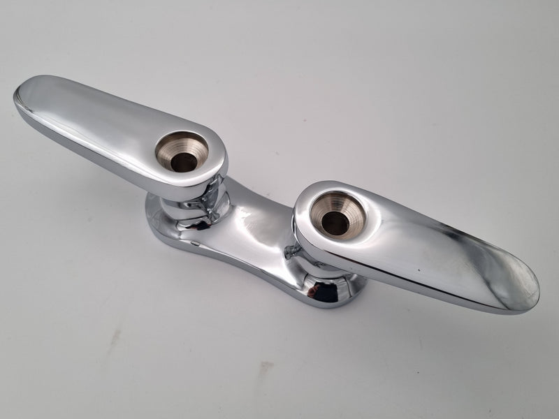 Cleat Fairlead Open 250mm chrome plated bronze