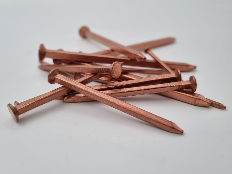 Nails Copper square shank Flat Head priced per 100  14 sizes