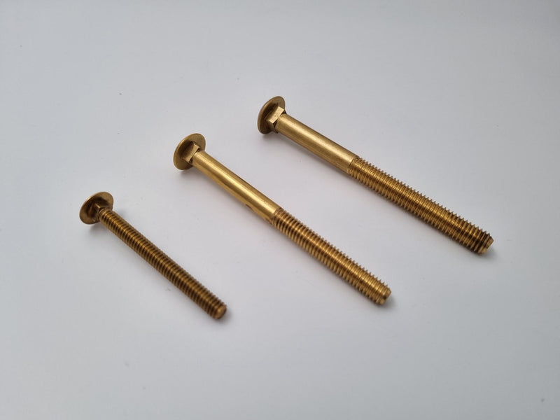 SOLID BRASS COACH BOLT UNC imperial thread