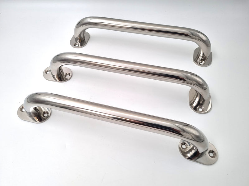 Handrail stainless top fixing 340mm
