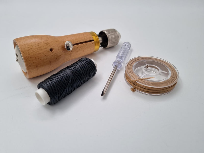 Sewing Awl and polyester waxed twine