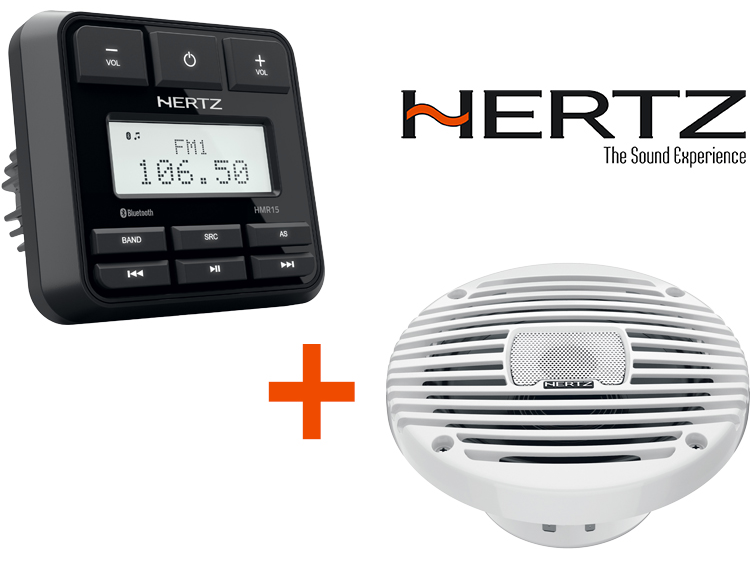 Hertz Stereo Pack Head unit with Speakers