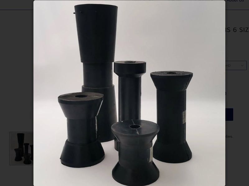 Trailer Rollers 6 Sizes
