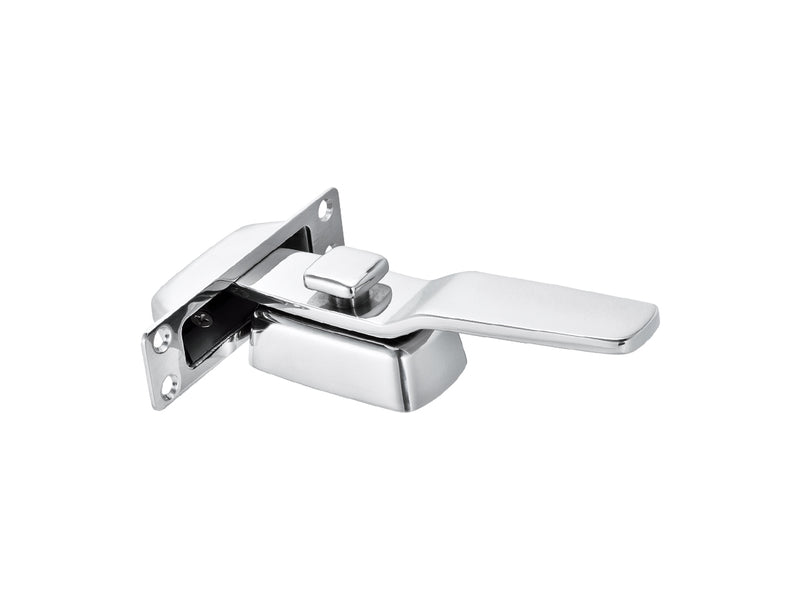 Transom door lever latch - with flush keeper H/Duty