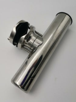 Rod Holder Clamp On Rail Mount S/S