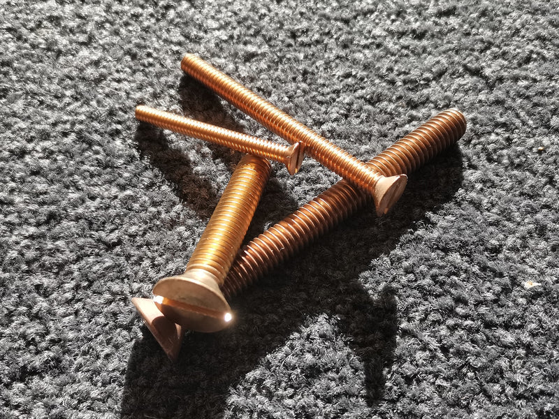 Machine Screw Bronze Counter Sunk UNC Imperial Thread