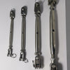 group of four rigging screws toggle to toggle, birds eye