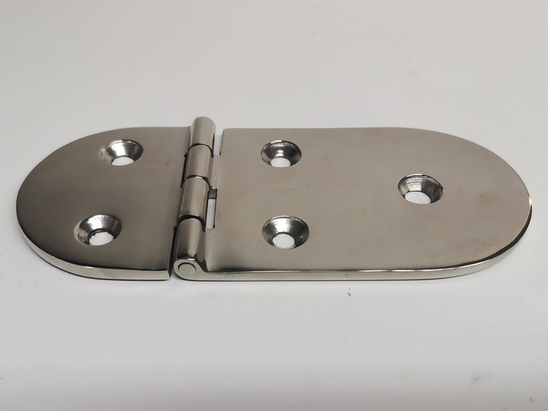 Hinge Short to Long Rounded 65 x 146mm Stainless Steel