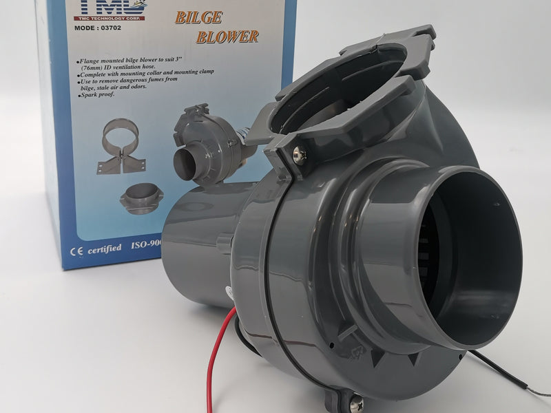 Bilge Blower - suits end of hose pipe 12v