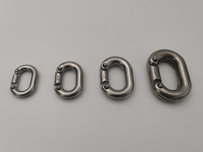Chain Link Split stainless steel 4 sizes