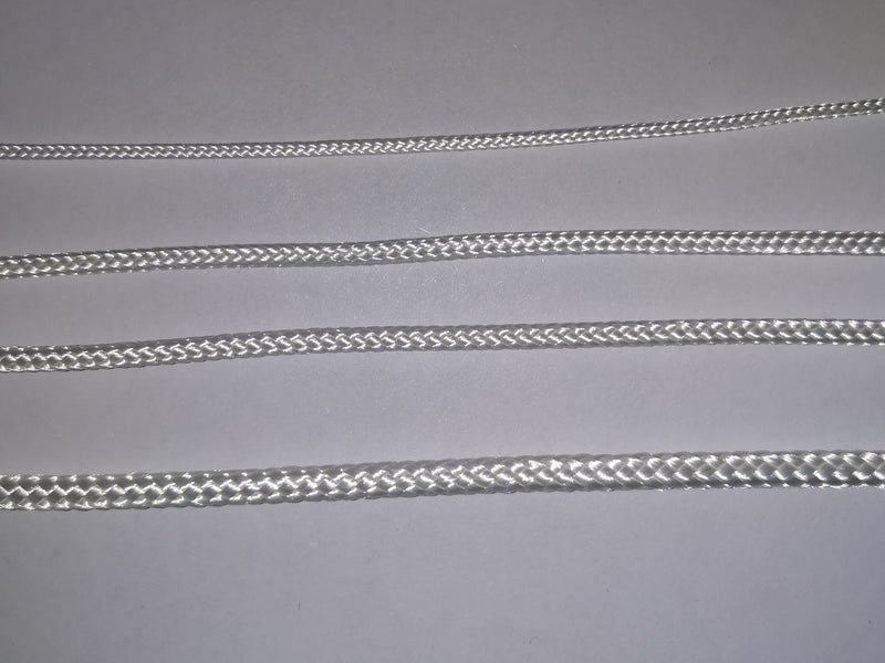 Polyester Cord White (4 sizes) Rope
