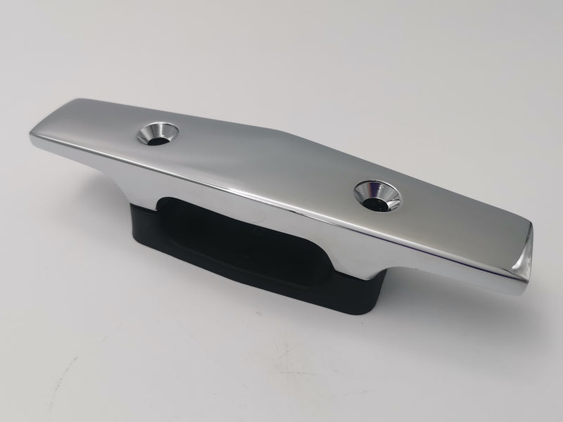 Open Base Cleat Chrome 6"