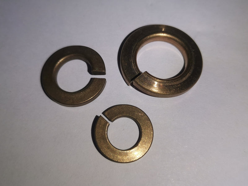 Spring Washers Bronze 7 Sizes