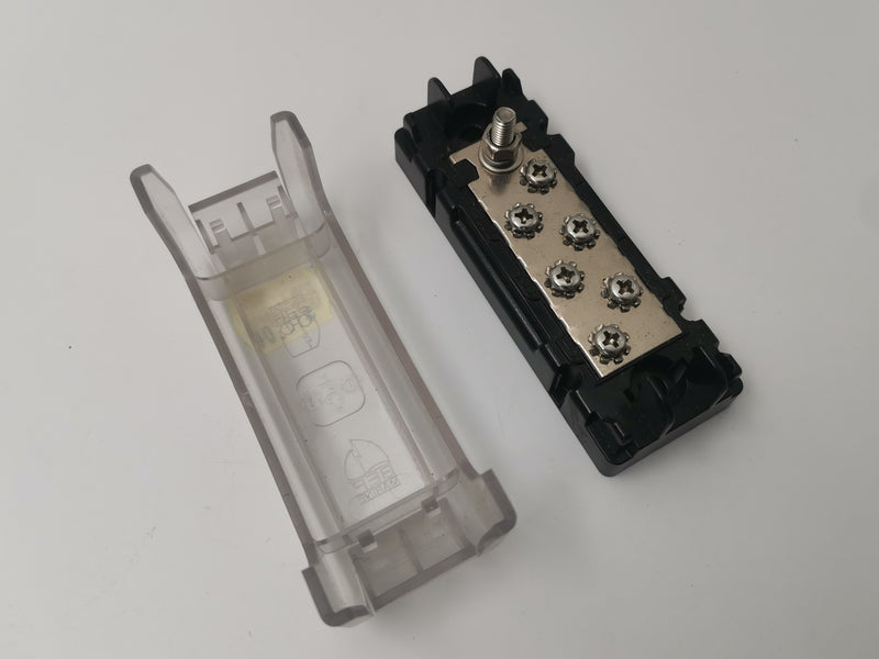 Six Way Bus Bar with 5mm Input Stud