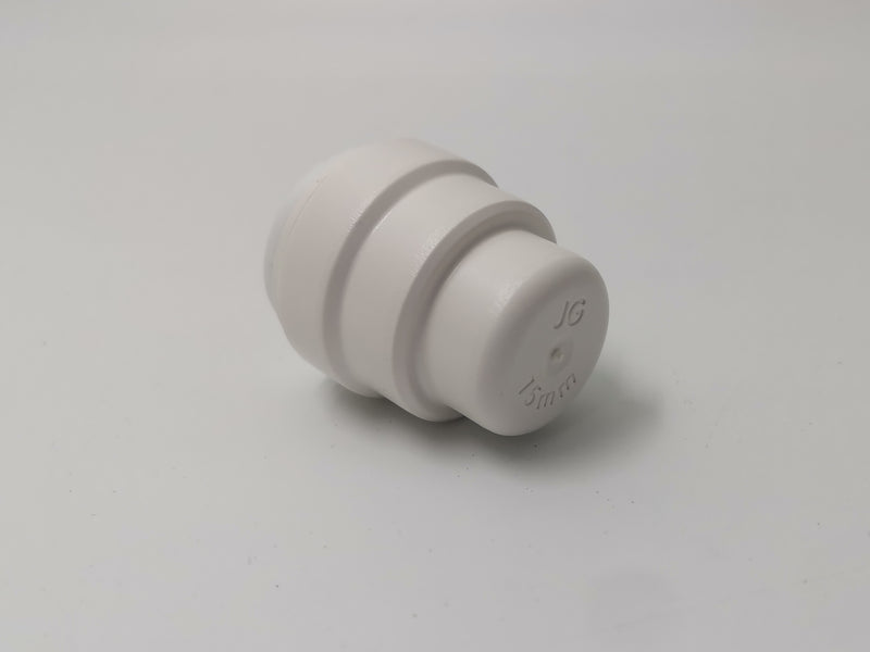 Stop End 15mm blanking cap for 15mm medm speedfit - john guest pipe