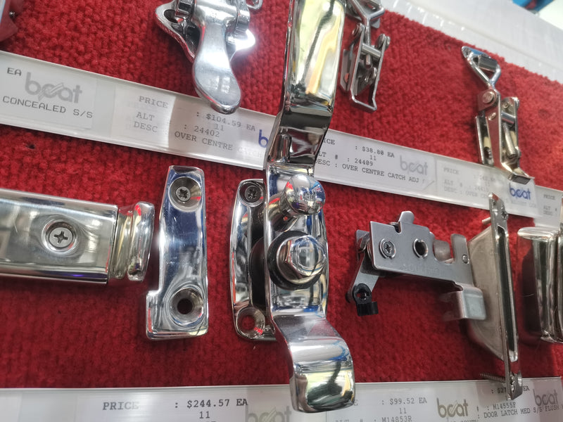 Door Latch Lever Solid Stainless 2 sizes