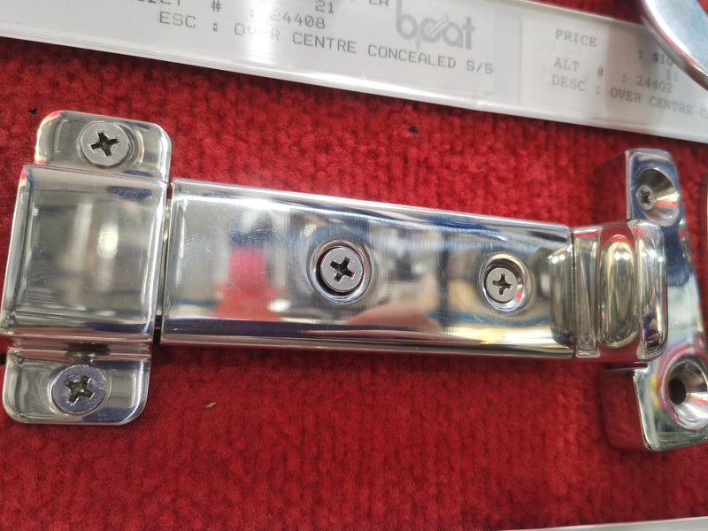 Barrel Bolt Slide Flat Lge S/S
