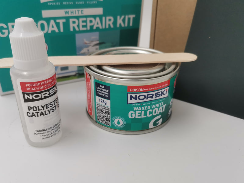 White Gelcoat Repair Kit- 125ML