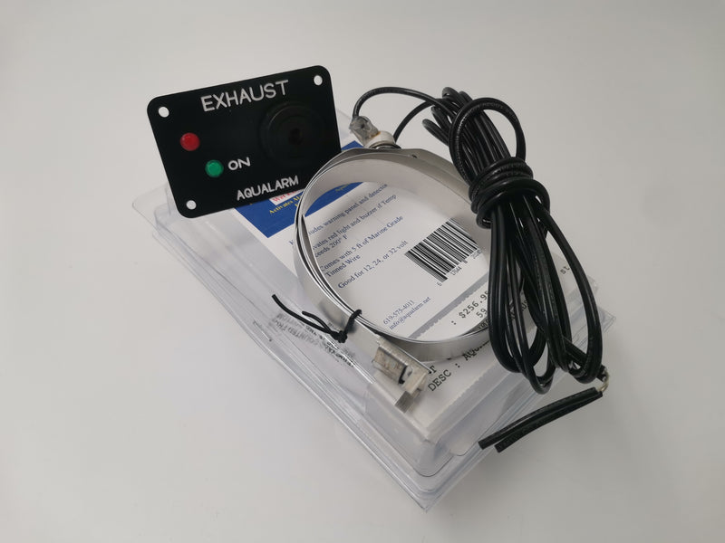 Aqualarm Exhaust Alarm - 12/24v