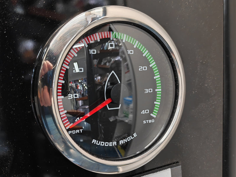 Rudder angle meter Gauge and Rudder Sensor  12 to 24v