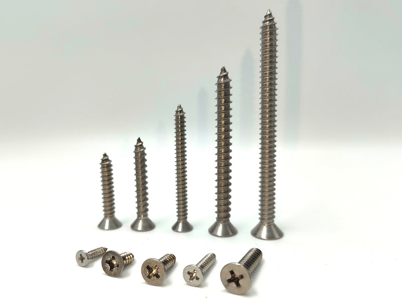 Self Tapping Screws Stainless Steel Counter Sunk (pozi)