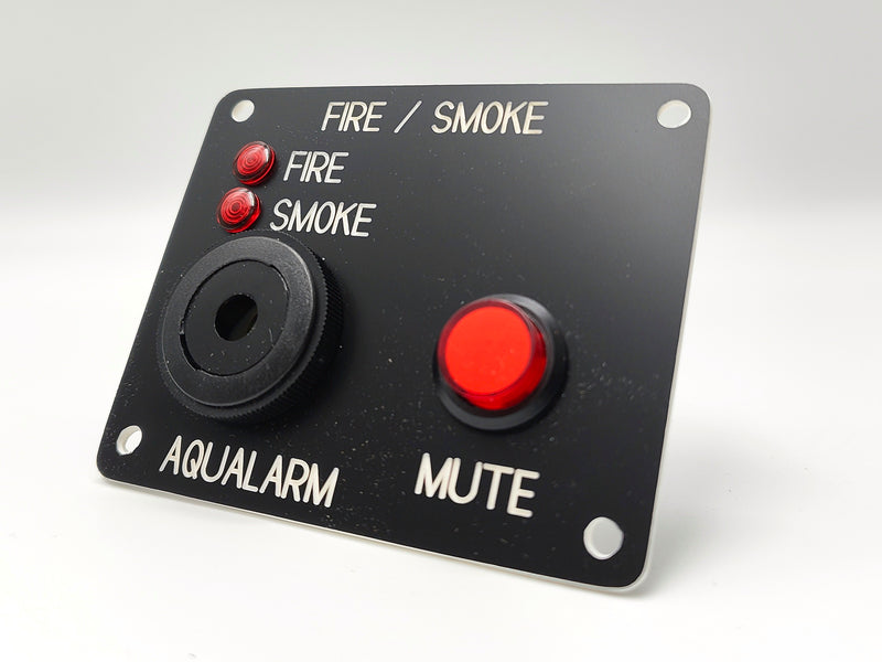 Aqualarm fire or fire smoke alarm panel 12V