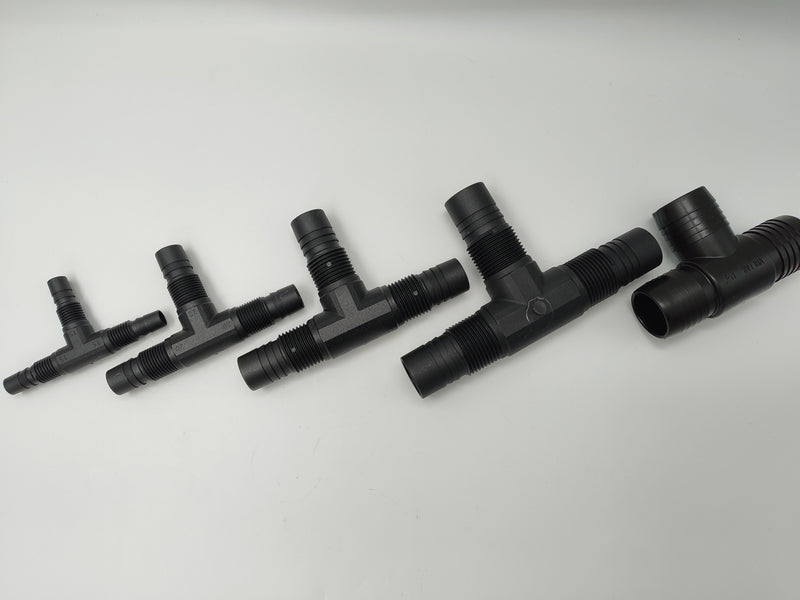 Tee Pipe - Tube - Tube - Tube (6 sizes)