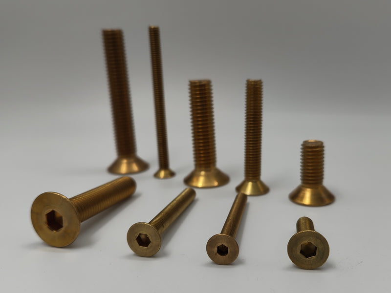 Machine Screws Brass Socket Drive Countersunk metric