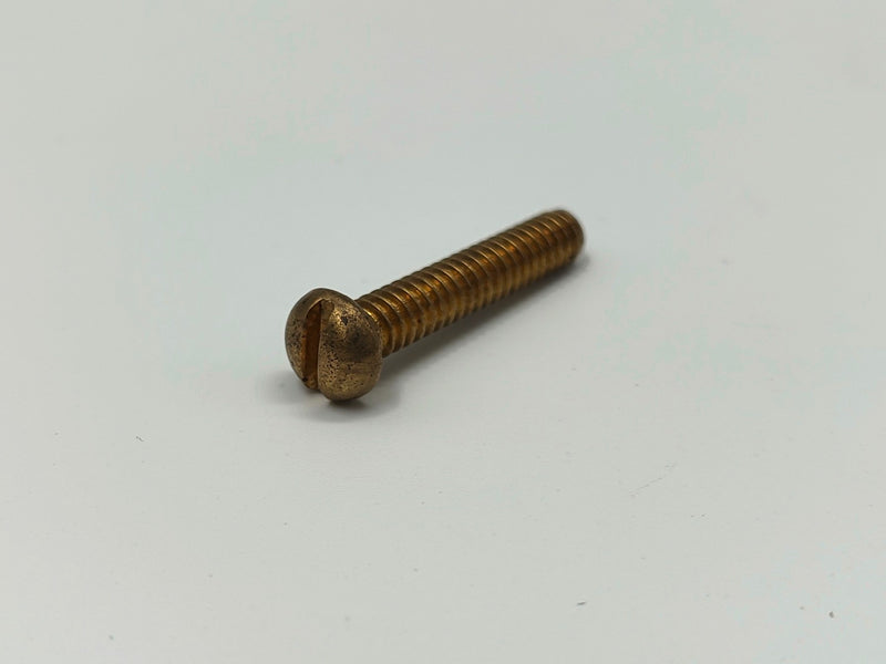 Brass Machine Screw Round Head Slotted UNC