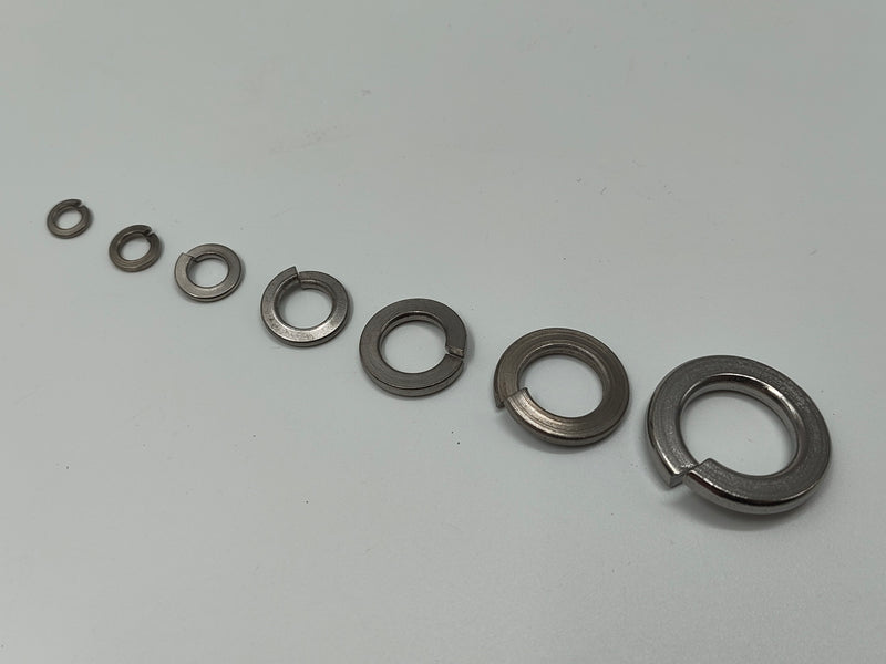 Spring Washers S/S suits our metric and imperial bolts