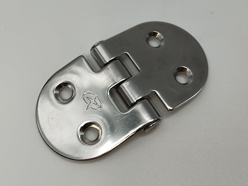 Hinge Stainless Steel Reverse Half Round