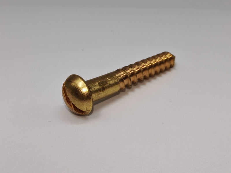 Wood screw Brass Round Head screw