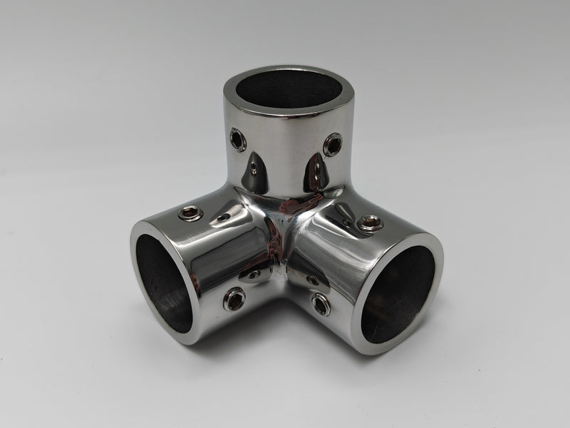 Tube Pipe Fitting Three way Corner 25mm 1 inch
