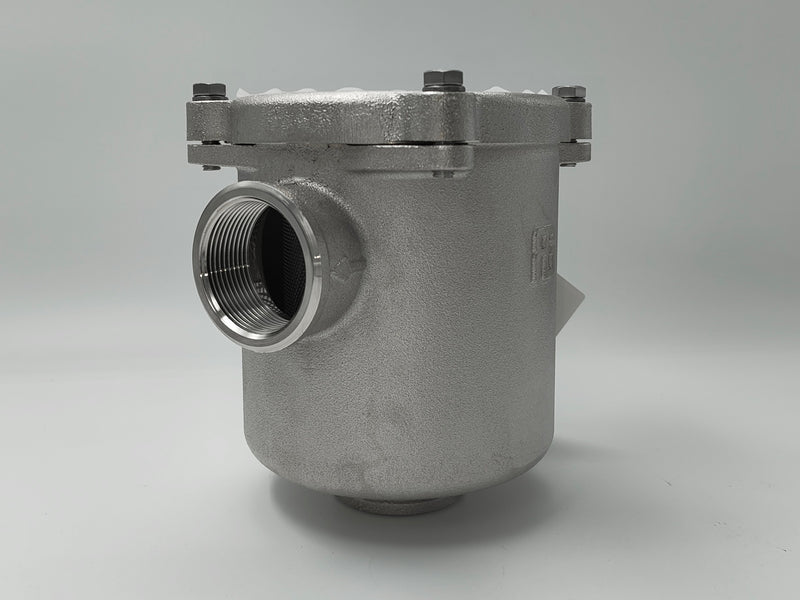 Engine Water Strainer Bottom Entry Side Exit