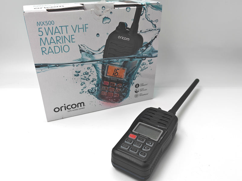 Marine VHF Oricom MX500 handheld  5W floating
