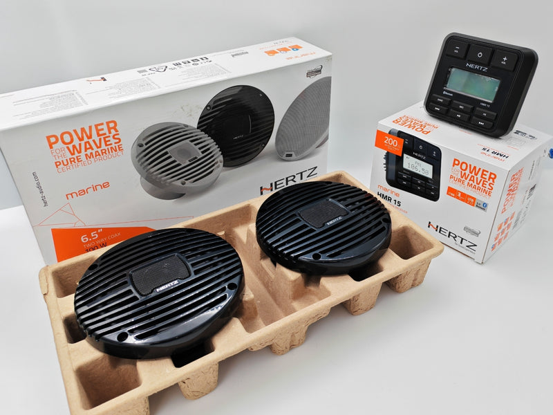Hertz Stereo Pack Head unit with Speakers