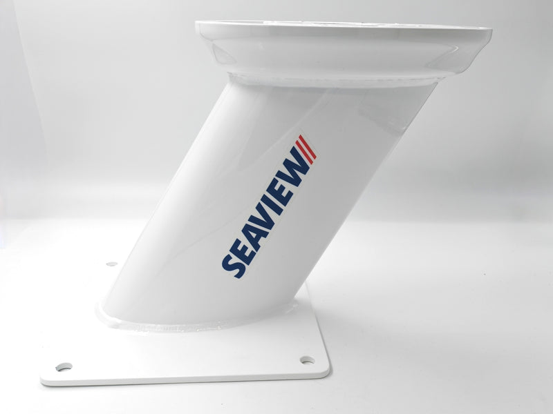 Seaview forward leaning modular radar mount