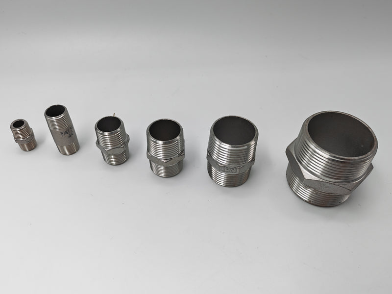 S/S Hex nipple Threaded Pipe