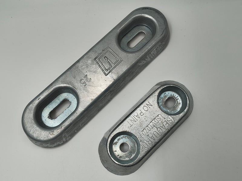 Hull Anode Type 25  type 15 Zinc Anodes