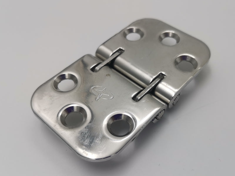Hinge Double Joint 70 x 40 Stainless Steel pressed