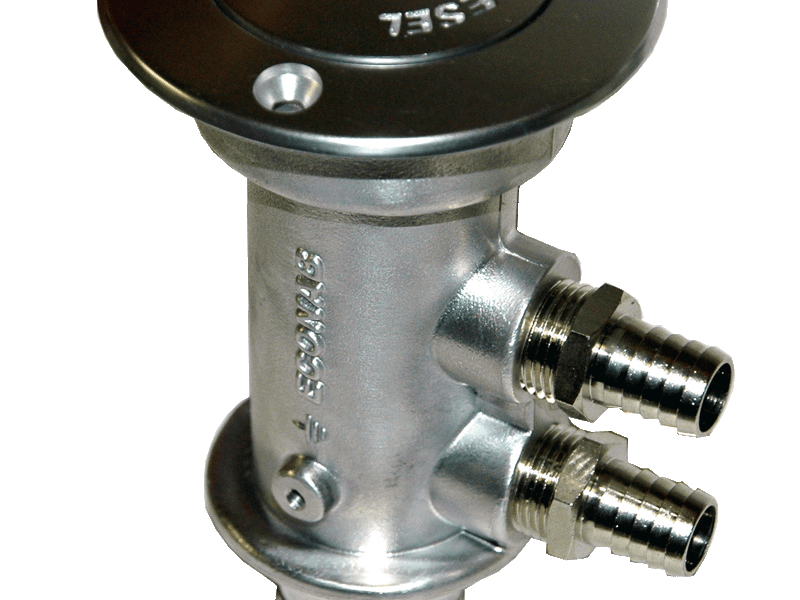 Deck Filler Econab Star drive anti spill design.