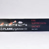 PHOTO OF FIRE SUPRESSION SACHET IN A LIGHTBOX