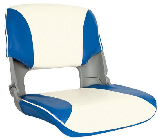 blue white chair