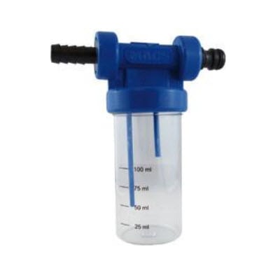 Outboard flushing additive unit
