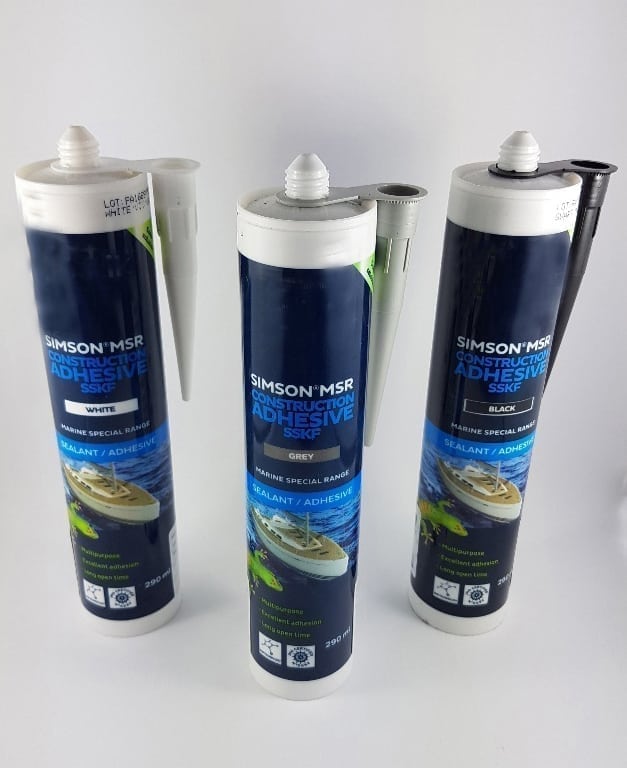 Adhesive Sealant available in 3 colours and works underwater